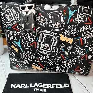 HOST PICK KARL LAGERFELD PARIS GRAFITTI ADELE TOTE 🖤